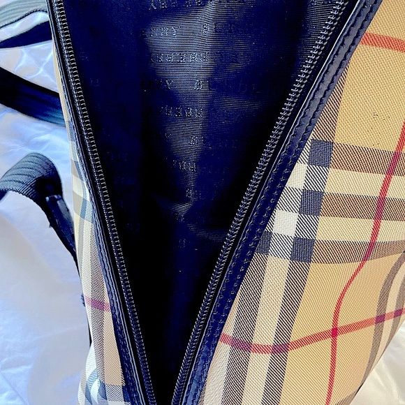 BURBERRY LONDON Nova Check Plaid Backpack MEDIUM SIZE - Picture 8 of 14